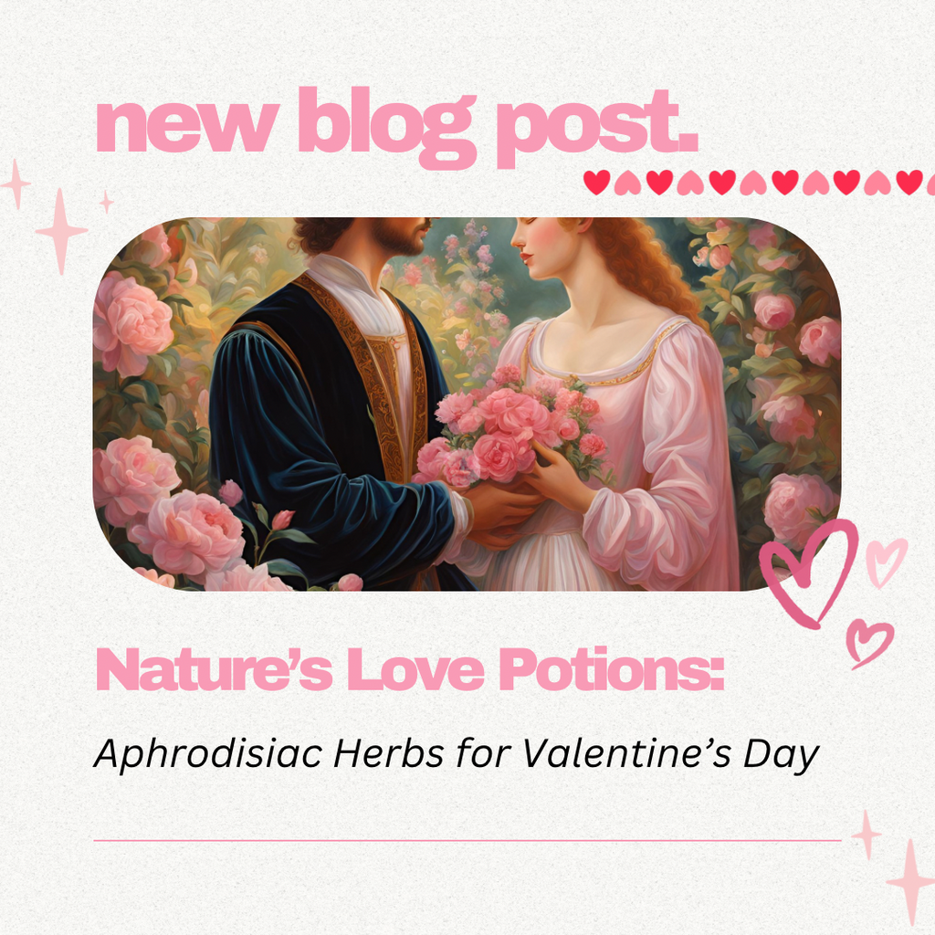 Nature's Love Potions: Aphrodisiac Herbs for Valentine's Day