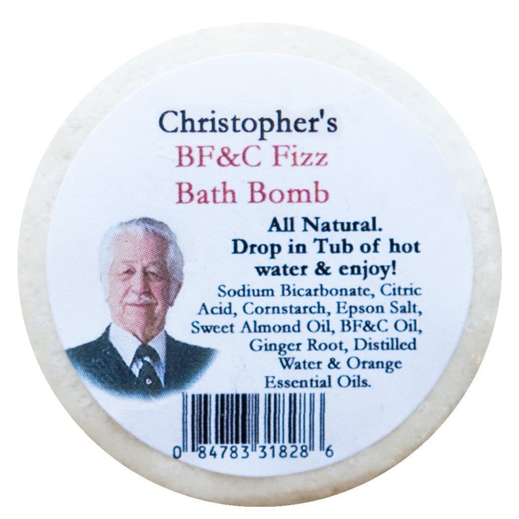 BF&C Fizz Bath Bomb 2 oz. - Christopher's Herb Shop