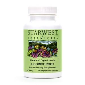 Licorice Root Capsules - Christopher's Herb Shop