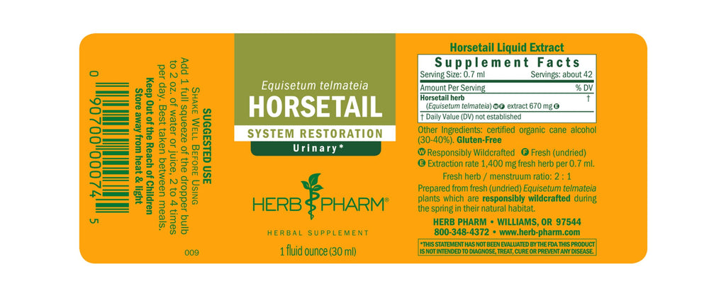 Herb Pharm® Horsetail - 1 oz - Christopher's Herb Shop