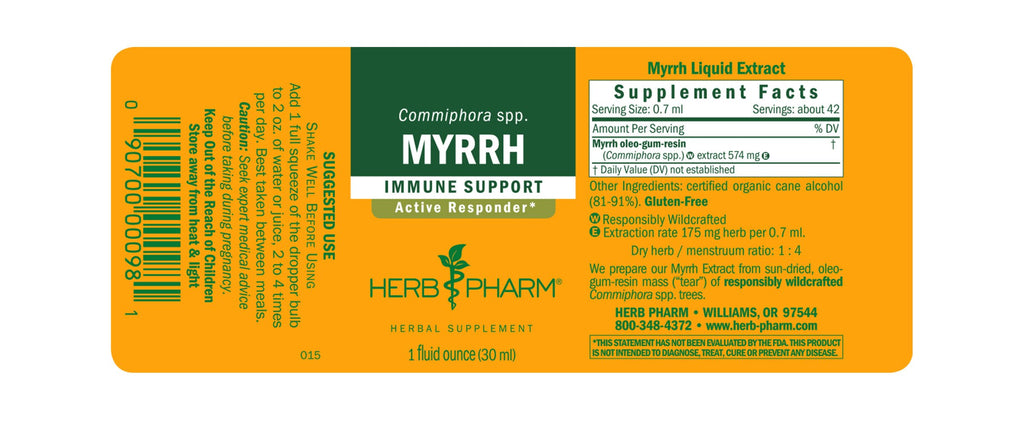 Herb Pharm® Myrrh - 1 oz - Christopher's Herb Shop