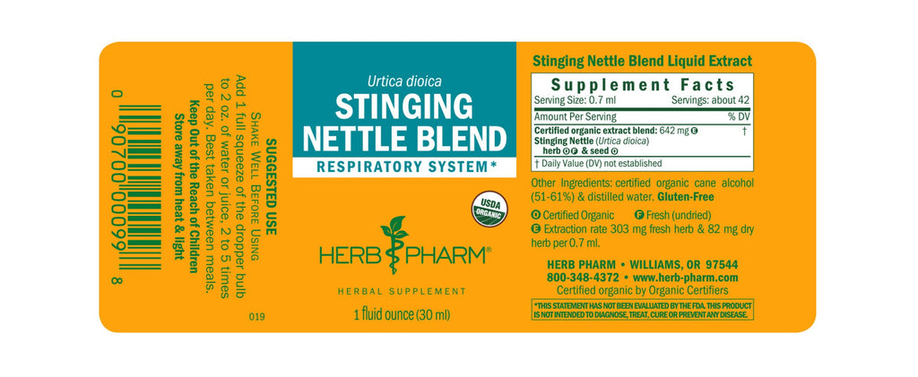Herb Pharm® Stinging Nettle Blend - 1 oz - Christopher's Herb Shop