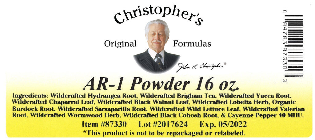 AR-1 (Joint Formula) - Bulk 1 lb. Powder - Christopher's Herb Shop