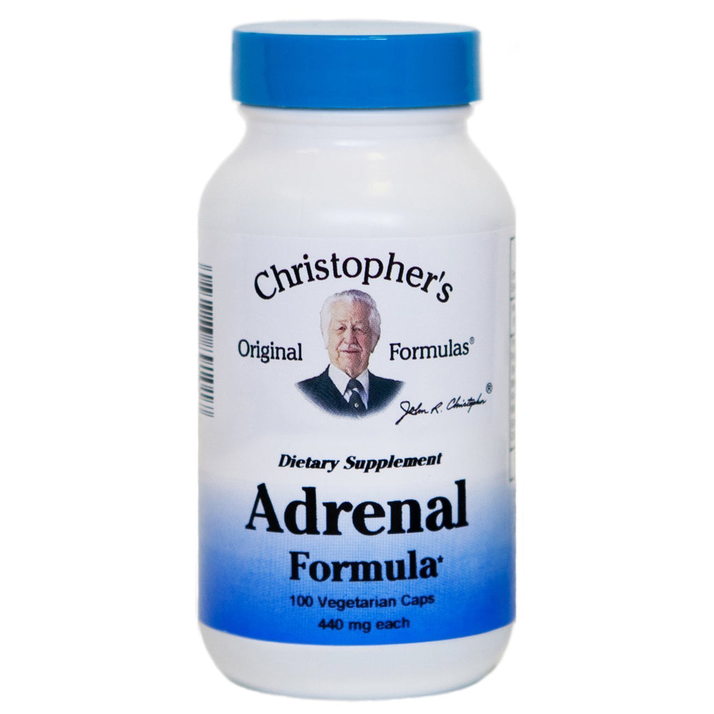 Adrenal Formula - 100 Capsules - Christopher's Herb Shop