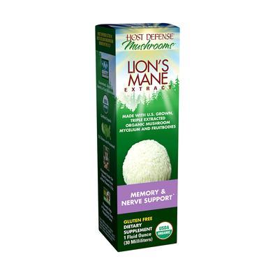 Host Defense® Lion’s Mane Extract - 1 oz - Christopher's Herb Shop