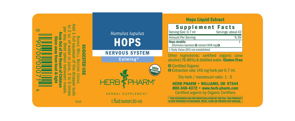 Herb Pharm® Hops - 1oz - Christopher's Herb Shop