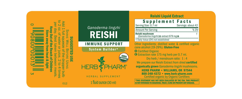 Herb Pharm® Reishi - 1 oz - Christopher's Herb Shop