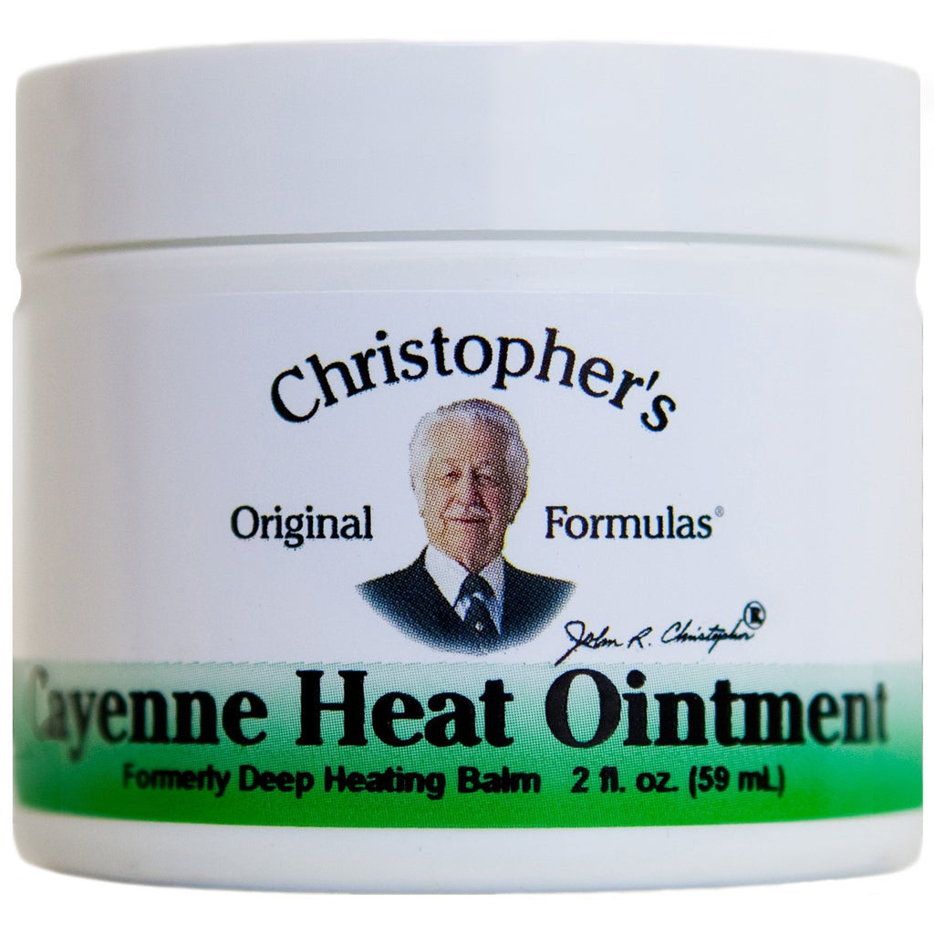 Cayenne Heat -  2 oz. Ointment - Christopher's Herb Shop