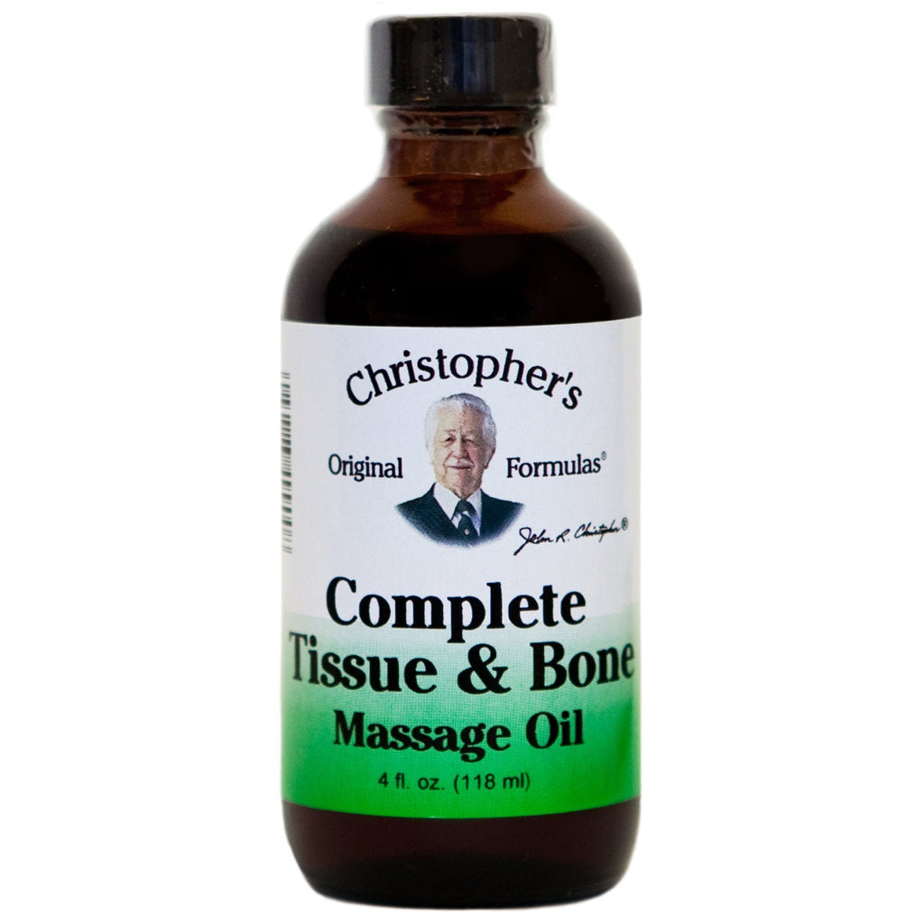 Complete Tissue & Bone - 4 oz. Massage Oil - Christopher's Herb Shop