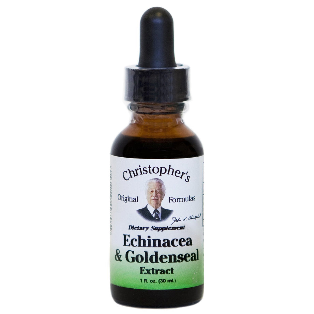 Echinacea Goldenseal - 1 oz. Extract - Christopher's Herb Shop