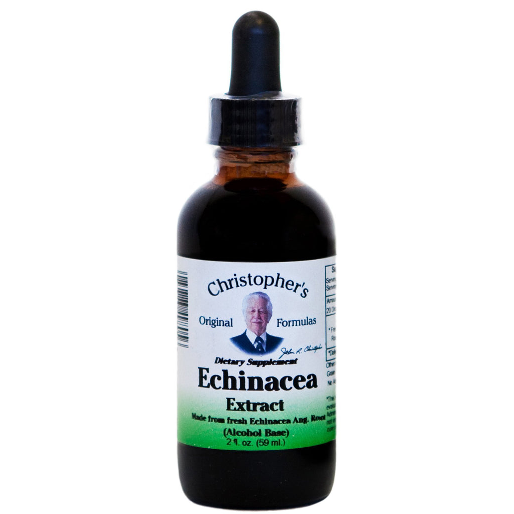 Echinacea Root - 2 oz. Alcohol Extract - Christopher's Herb Shop