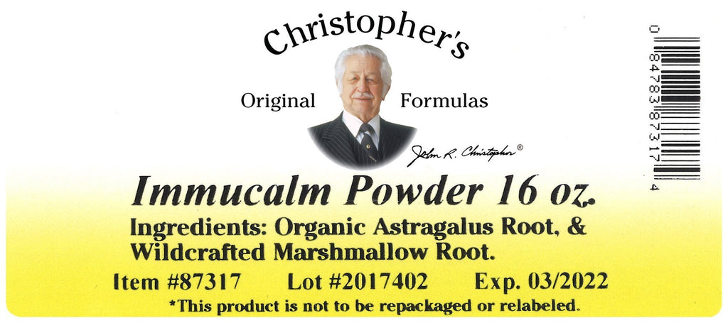 Immucalm - Bulk 1 lb. Powder - Christopher's Herb Shop