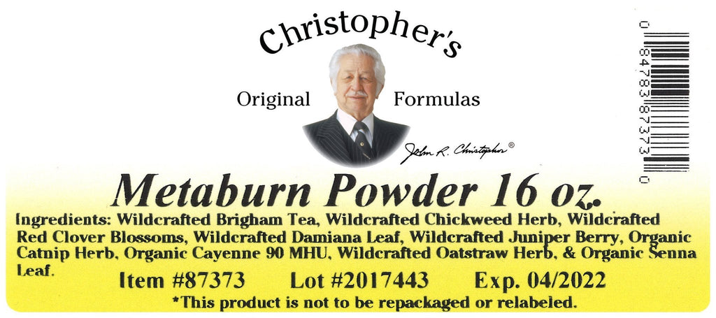 Metaburn (Herbal Weight) -  Bulk 1 lb. Powder - Christopher's Herb Shop