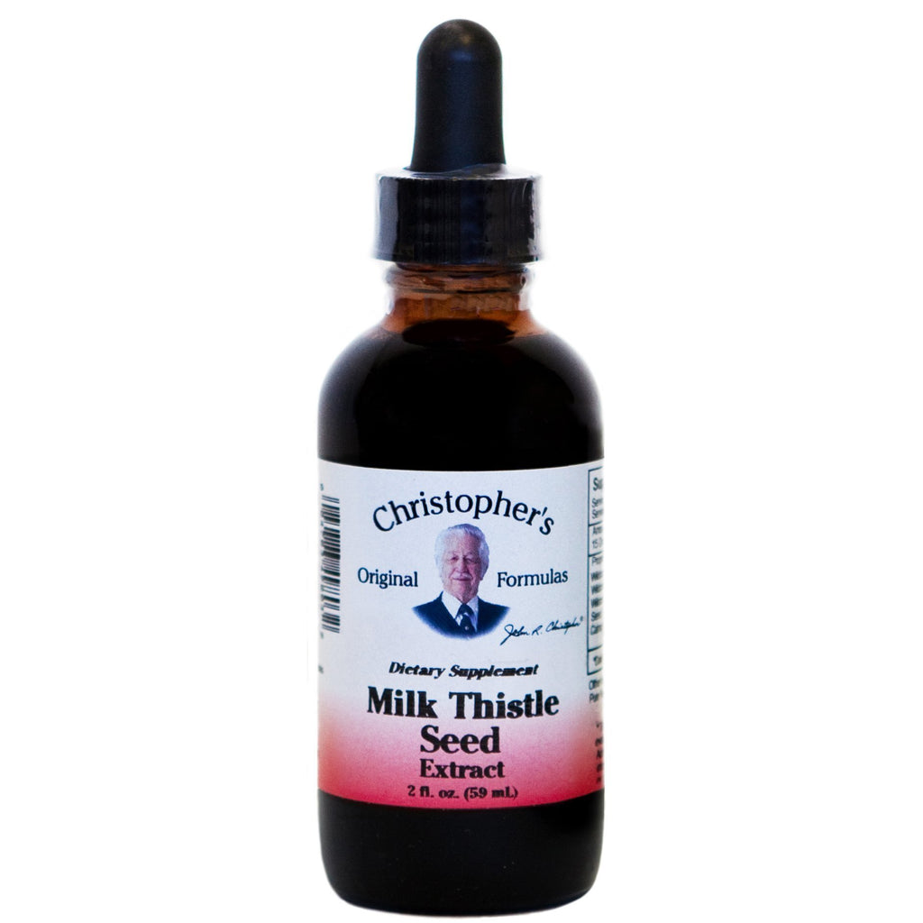 Milk Thistle Seed - 2 oz. Glycerine Extract - Christopher's Herb Shop