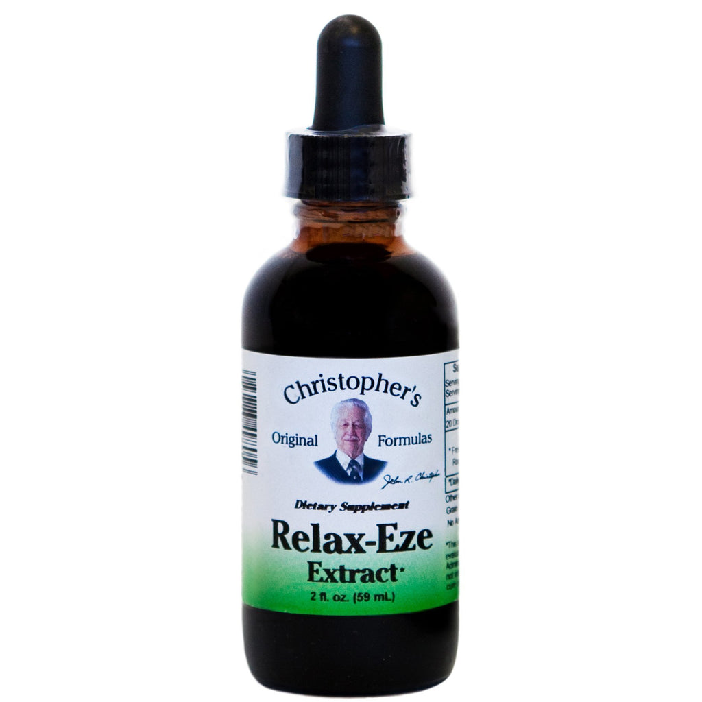 Relax-Eze Formula - 2 oz. Glycerine Extract - Christopher's Herb Shop