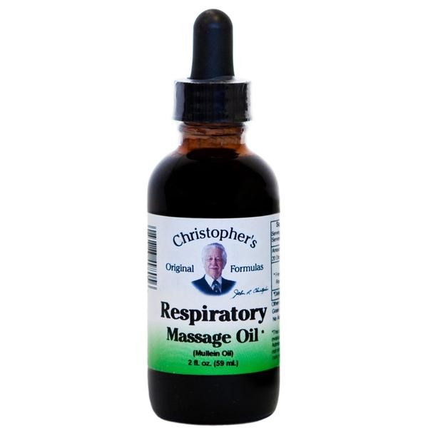 Respiratory Massage Oil - 2 oz. - Christopher's Herb Shop