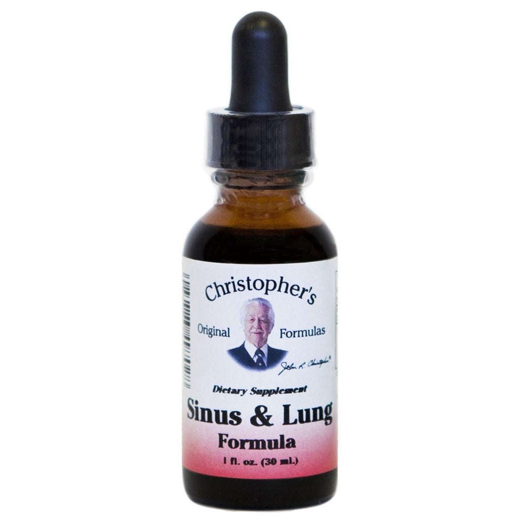 Sinus & Lung Formula - 1 oz. Alcohol Extract - Christopher's Herb Shop