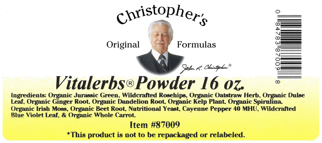 Vitalerbs - Bulk 1 lb. Powder - Christopher's Herb Shop
