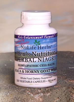 Herbal Niagra - Men's Nutrition Formula Natural Aphrodisiac - Christopher's Herb Shop