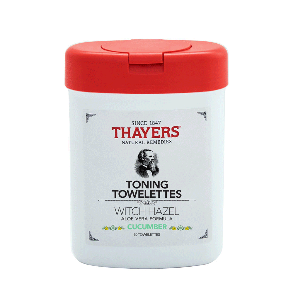 Thayers® Toning Towelettes - Cucumber - Christopher's Herb Shop